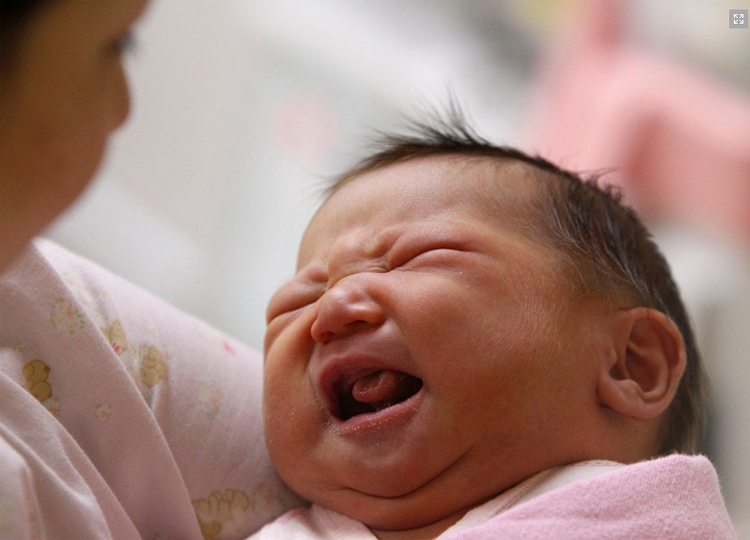 Hình ảnh một bé yêu khác mới chào đời ở Đài Bắc, Trung Quốc.
