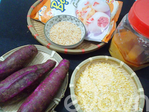 Đãi cả nhà chè trôi nước khoai lang tím - 1