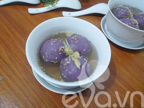 Đãi cả nhà chè trôi nước khoai lang tím - 11
