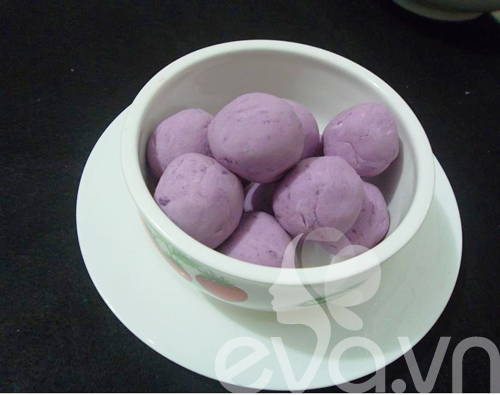 Đãi cả nhà chè trôi nước khoai lang tím - 6