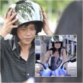 Làng sao - Hoài Linh dạy Hiền Mai cưỡi mô tô