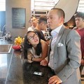 Làng sao - Con gái Quốc Trung đưa bố đi làm... người mẫu