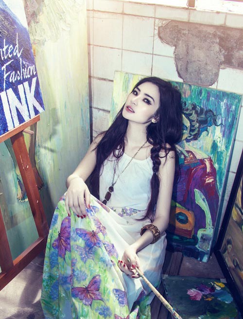 Ngọc Oanh hóa nàng họa sĩ xinh đẹp - 3