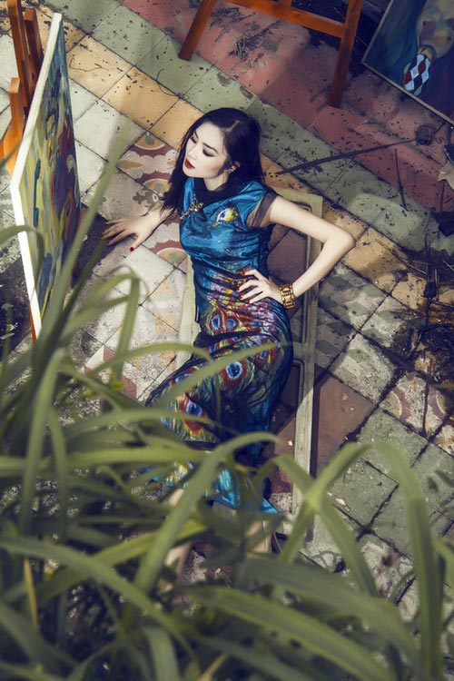 Ngọc Oanh hóa nàng họa sĩ xinh đẹp - 4