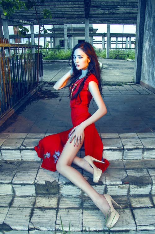 Ngọc Oanh hóa nàng họa sĩ xinh đẹp - 12