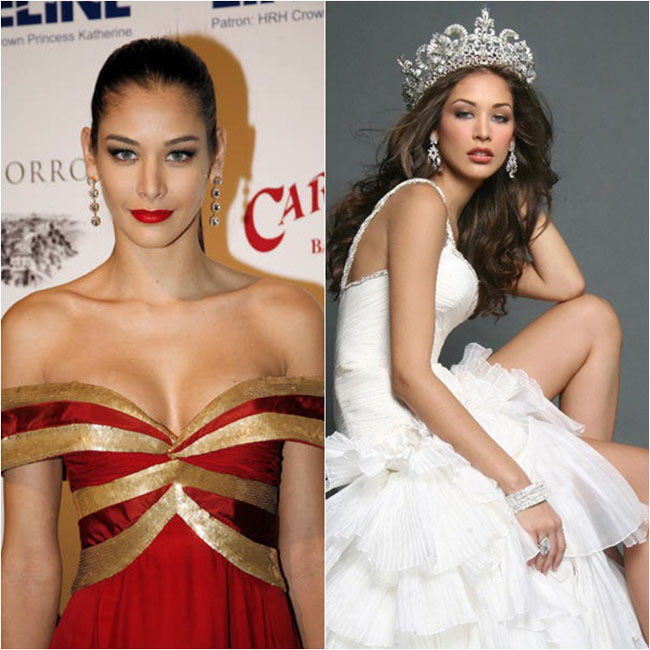 Hoa hậu hoàn vũ 2008 Dayana Mendoza đến từ Venezuela. Cô sở hữu vóc dáng mảnh mai, vẻ đẹp hiện đại, năng động và thần thái cuốn hút.
