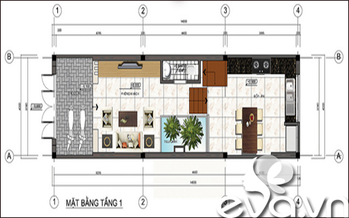 Xây #039;khôn khéo#039; 56m2 nhà cao vút - 2