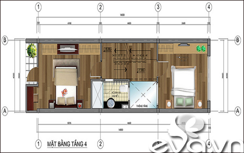 Xây #039;khôn khéo#039; 56m2 nhà cao vút - 5