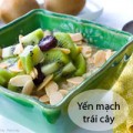 Làm mẹ - Mát trời cho con ăn yến mạch trái cây