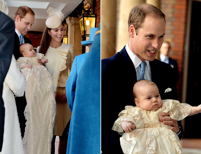 Vị vua tương lai của đất nước Anh dù mới được 3 tháng tuổi nhưng lại nhận được sự yêu quý của người dân cả nước và sự quan tâm của tất cả mọi người trên thế giới. Trong lễ rửa tội, Hoàng tử nhí đã được đặt tên thánh tại Cung điện St James.
