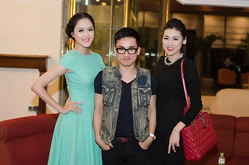 Á hậu Hoàng Anh đẹp ngọt ngào với đầm xanh bạc hà - 9