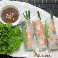 Cuối tuần làm gỏi cuốn tôm thịt ăn chơi
