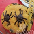 Bếp Eva - Halloween làm bánh quy nhện ăn nào!