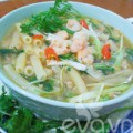 Bếp Eva - Bữa sáng với nui nấu tôm thịt