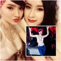 Làng sao - Angela Phương Trinh dẫn em gái đi bar