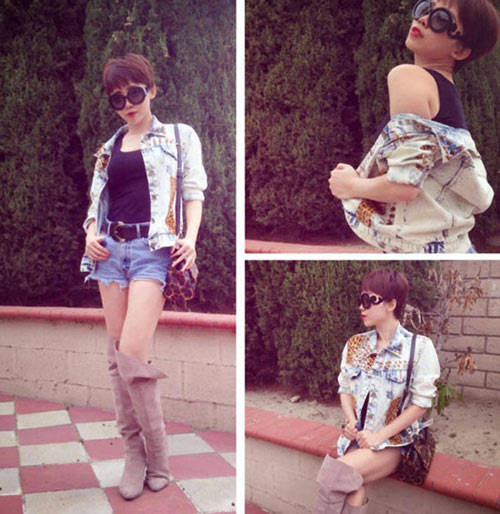 Sao Việt cá tính muôn màu cùng áo khoác denim - 1