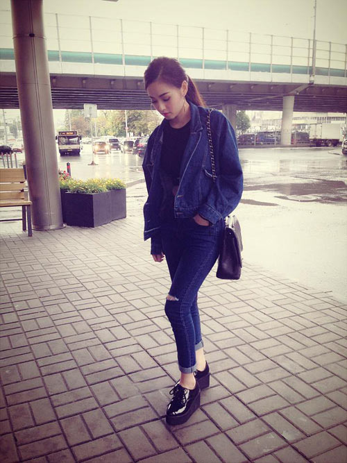 Sao Việt cá tính muôn màu cùng áo khoác denim - 4
