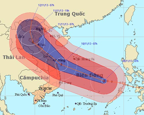 Bão số 14 có thể gây ngập ở cả Hà Nội - 1