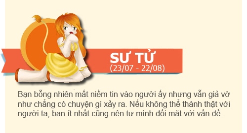 Thứ Năm, Sư Tử đánh mất niềm tin - 7
