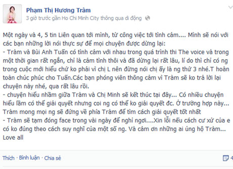 Hương Tràm thừa nhận tình cảm với Bùi Anh Tuấn - 2