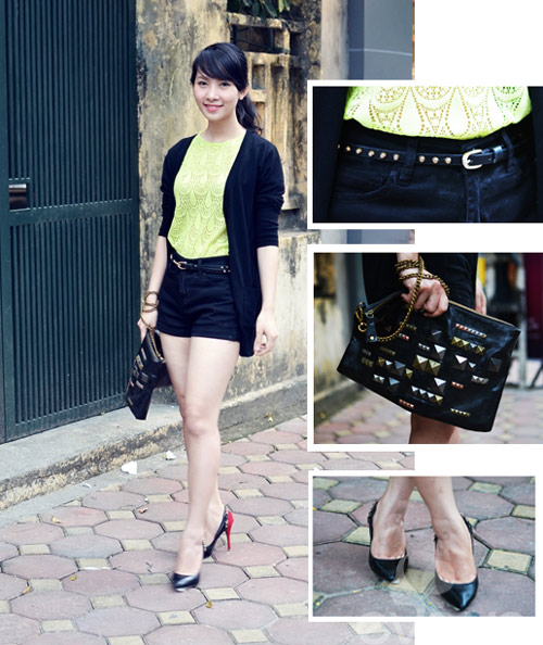 Duyên dáng trên phố cuối Thu cùng cardigan - 1