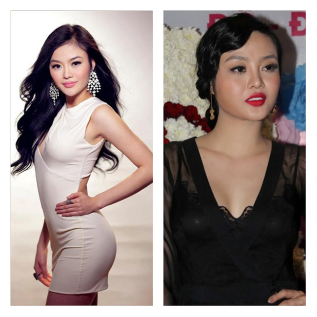 Julia Hồ sau khi đăng quang Hoa hậu người Việt tại Mỹ cũng xuất hiện với khuôn mặt khác lạ so với trước đây.
