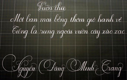 Phương pháp chuẩn, chữ con tôi rất đẹp - 1