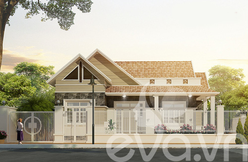 Xây 121m2 nhà vườn Hải Dương nổi trội - 5