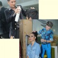 Làng sao - Mr Đàm tự tay làm tóc cho "gà cưng"