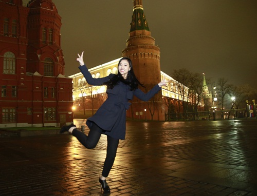 Maya tươi tắn và rạng rỡ dù thời tiết 0 độ C - 10