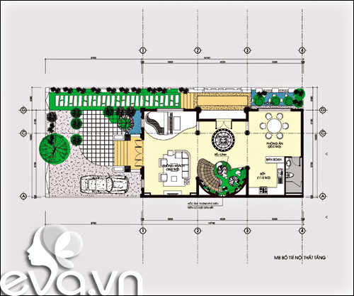 Xây nhà 240m2 trắng muốt ở Nam Định - 1