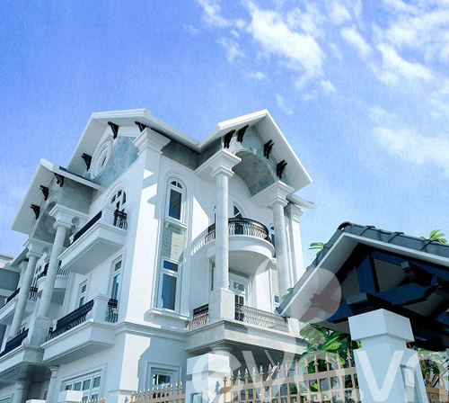 Xây nhà 240m2 trắng muốt ở Nam Định - 4