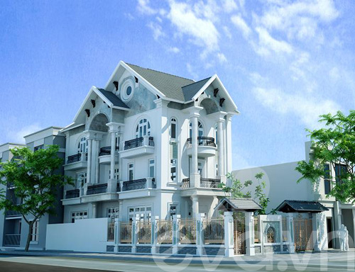 Xây nhà 240m2 trắng muốt ở Nam Định - 6