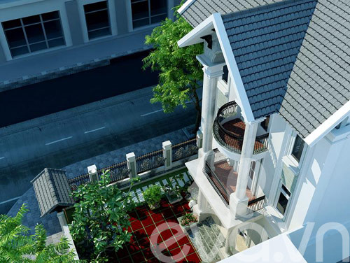 Xây nhà 240m2 trắng muốt ở Nam Định - 8