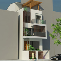 Xây nhà 240m2 trắng muốt ở Nam Định - 17