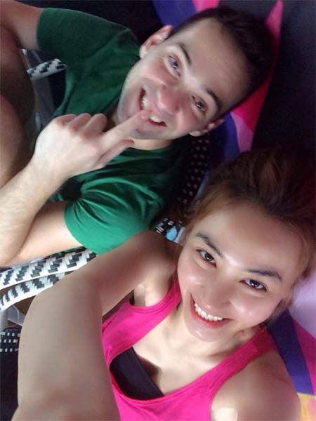 Nghệ sỹ Thu Hà trẻ đẹp bên Trung Hiếu - 4