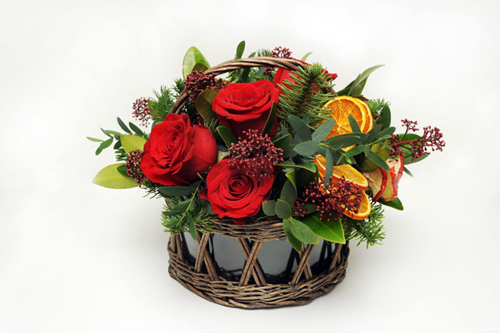 Cắm hoa hồng nhung quot;vẫy gọiquot; Noel - 9