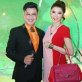Làng sao - Ngọc Quyên duyên dáng bên MC Thanh Bạch