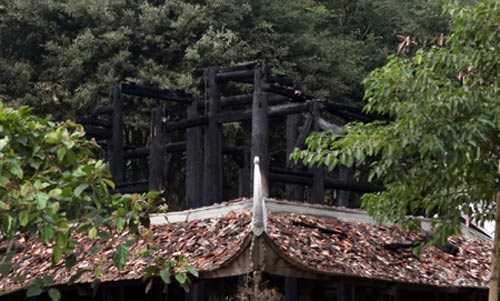 Thanh Hóa: Đền Lê Lai bị cháy - 1