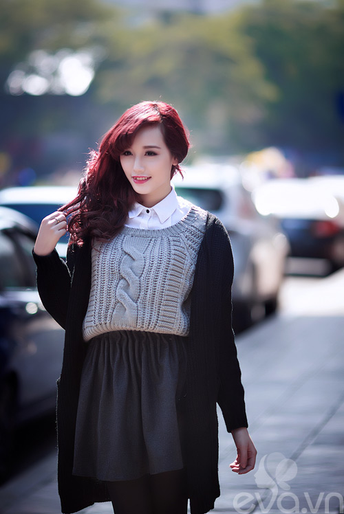 Ấm đẹp không cần dày cộm cùng cardigan dài - 4