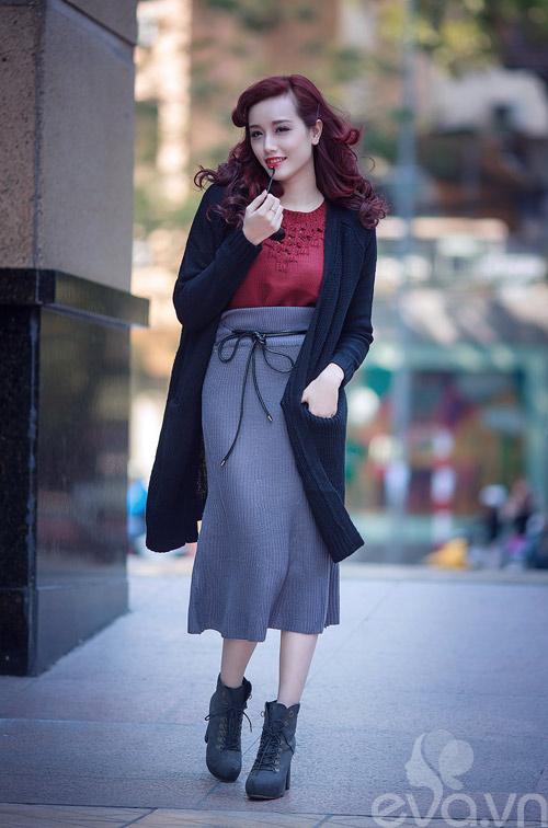 Ấm đẹp không cần dày cộm cùng cardigan dài - 6