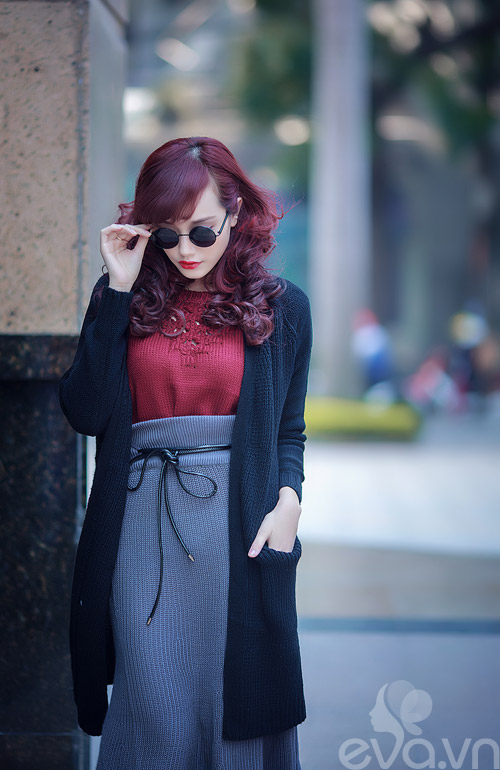 Ấm đẹp không cần dày cộm cùng cardigan dài - 7