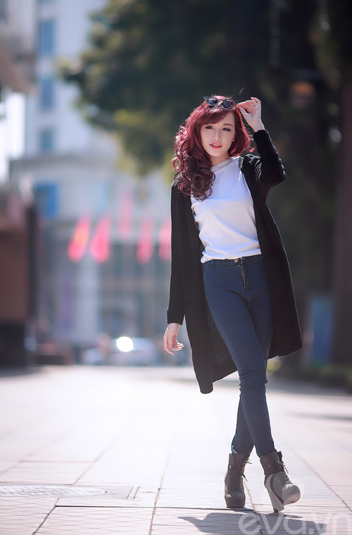 Ấm đẹp không cần dày cộm cùng cardigan dài - 9