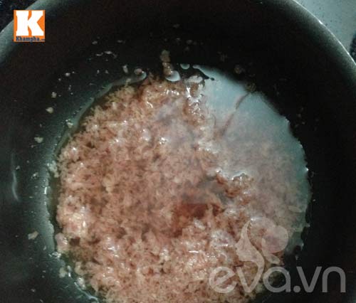 Tối nay con ăn: Cháo thịt bò rau mầm - 4