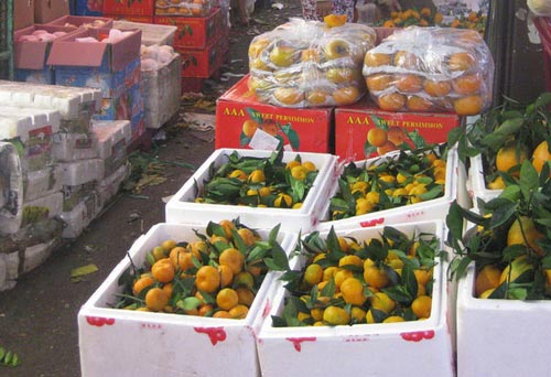 Gần Tết, phát hiện quýt, cà rốt nhiễm độc - 1