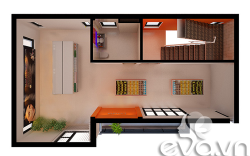 Quyết xây 66m2 nhà vừa ở, vừa buôn - 4