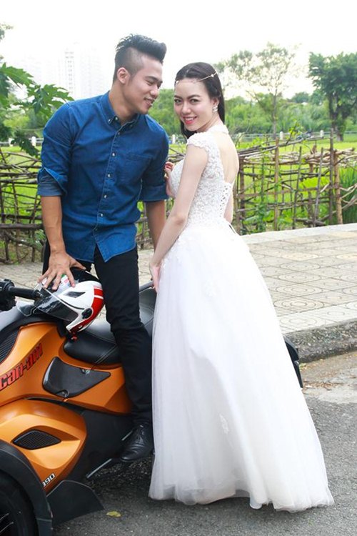 Vũ Hoàng Điệp xinh như công chúa khi mặc váy cưới - 5