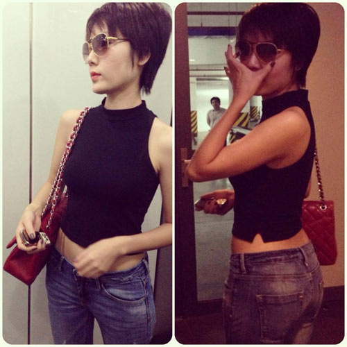 Phương Mai lại khoe vòng 1 sau sự cố lộ ngực - 12