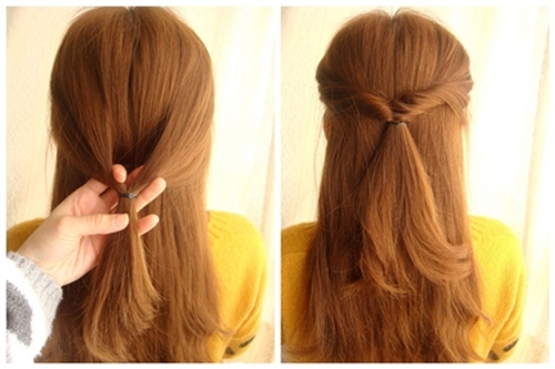 3 phút làm mới mái tóc ngang vai - 2