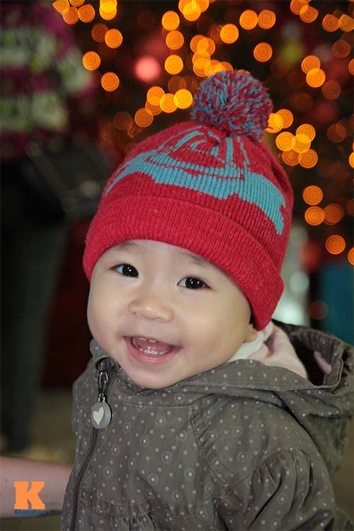 Trẻ miền Bắc ngộ nghĩnh đi chơi noel sớm - 4